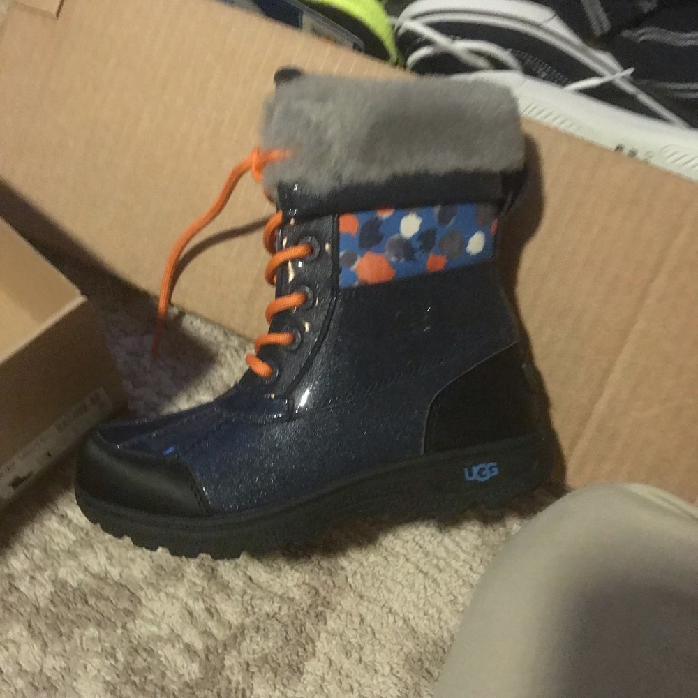 UGG Kids Boots in Blue and Orange